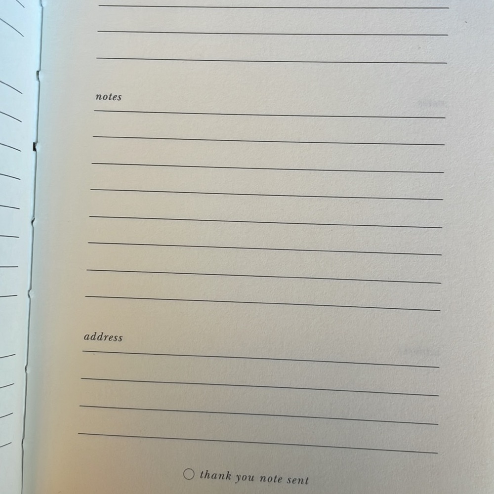 Kate Spade gift thank you notebook - Picture 6 of 7